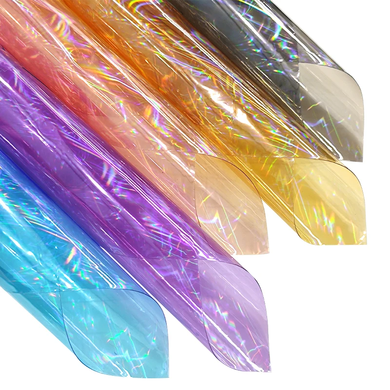 30*135CM Transparent PVC Film Roll Iridescent Faux Leather Sheets Glitter Vinyl Smooth Fabric for Notebook Cover Bow Craft DIY
30*135CM Transparent PVC Film Roll Iridescent Faux Leather Sheets Glitter Vinyl Smooth Fabric for Notebook Cover Bow Craft DIY