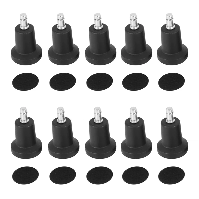 High Profile Bell Glides Replacement For Office Chair Without Wheels & Bar Stool, Fixed Stationary Caster Glide, 10-Pack
High Profile Bell Glides Replacement For Office Chair Without Wheels & Bar Stool, Fixed Stationary Caster Glide, 10-Pack