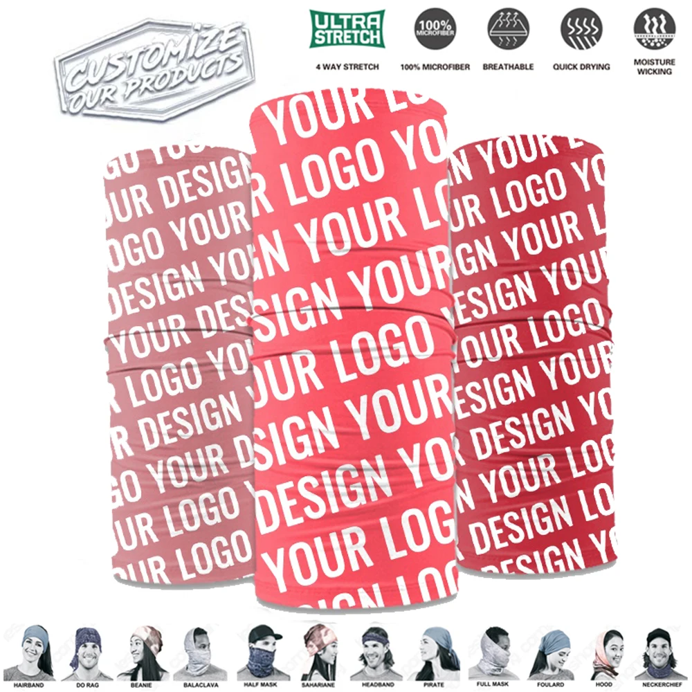 Custom Your Design Tube Bandanas Scarf Neck Gaiter Motorcycle Face Shield Balaclava Cycling Headband Seamless Mask Sport Women
Custom Your Design Tube Bandanas Scarf Neck Gaiter Motorcycle Face Shield Balaclava Cycling Headband Seamless Mask Sport Women