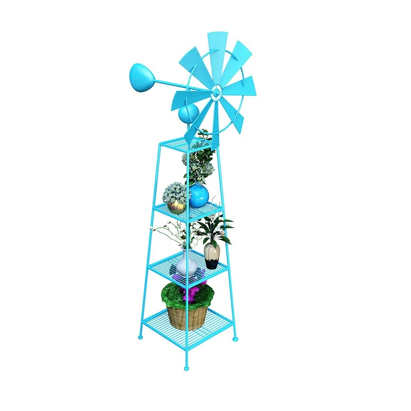 Garden wind outdoor garden flower stand creative windmill multi-layer flower stand yard balcony green plants climbing
Garden wind outdoor garden flower stand creative windmill multi-layer flower stand yard balcony green plants climbing