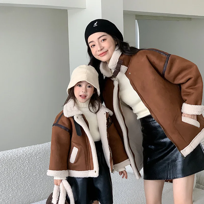 Mother and Baby Girl Fake Fur Coat Fashion Mom and Son Boy Winter Jacket Mommy and Me Matching Thick Warm Outerwear Kids Clothes
Mother and Baby Girl Fake Fur Coat Fashion Mom and Son Boy Winter Jacket Mommy and Me Matching Thick Warm Outerwear Kids Clothes