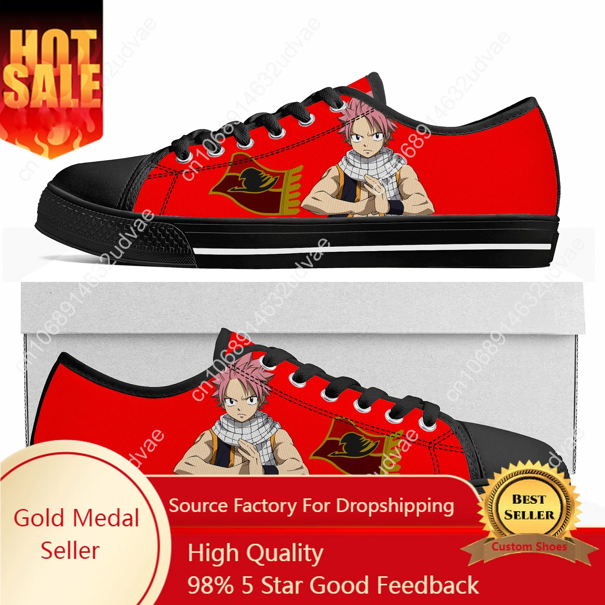 Fairy Tail Natsu Dragneel Low Top Sneakers Mens Womens Teenager Canvas High Quality Sneaker Casual Couple Shoes Custom Shoe
Fairy Tail Natsu Dragneel Low Top Sneakers Mens Womens Teenager Canvas High Quality Sneaker Casual Couple Shoes Custom Shoe