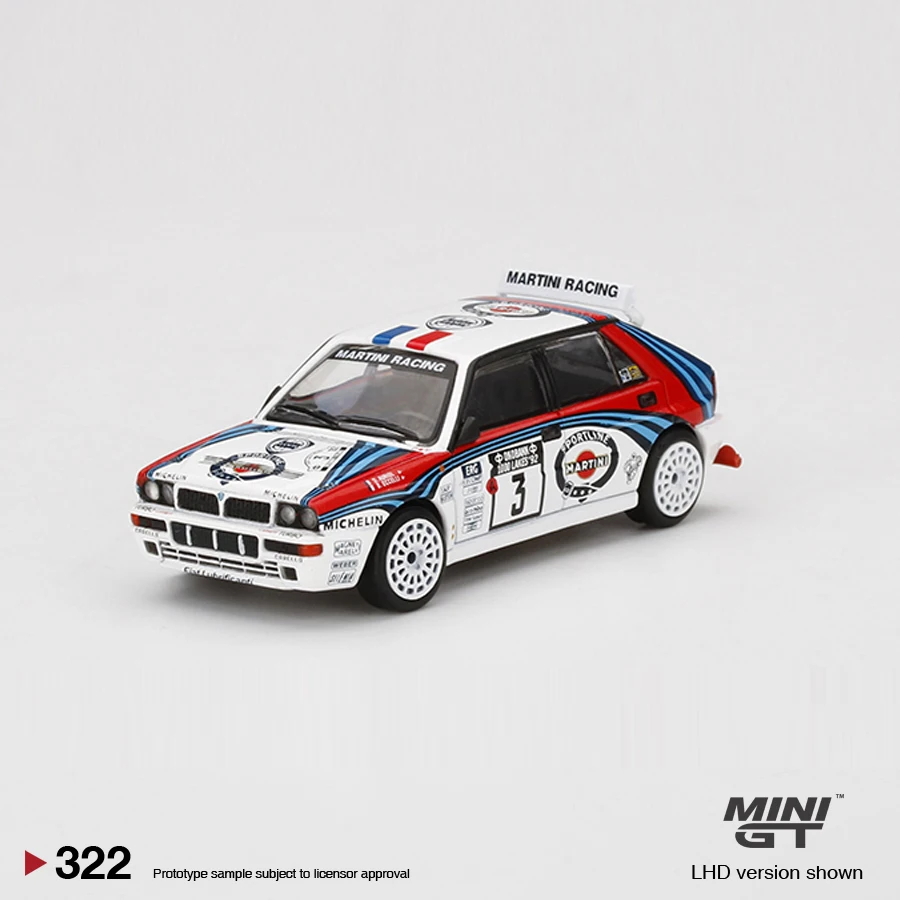 MINI GT 1:64 Model Car Lancia Delta HF Integrale Evoluzione 1992 Rally Alloy Die-cast Vehicle - LHD
MINI GT 1:64 Model Car Lancia Delta HF Integrale Evoluzione 1992 Rally Alloy Die-cast Vehicle - LHD