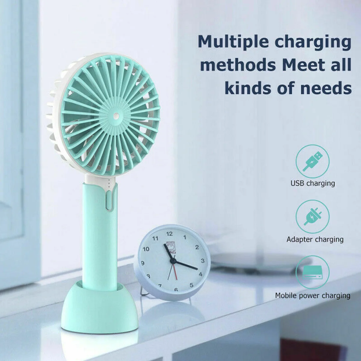 7-leaf Brushless Handheld Portable Fan Usb Rechargeable Mute Sound Home Office Desk Fan 1200MAH
7-leaf Brushless Handheld Portable Fan Usb Rechargeable Mute Sound Home Office Desk Fan 1200MAH