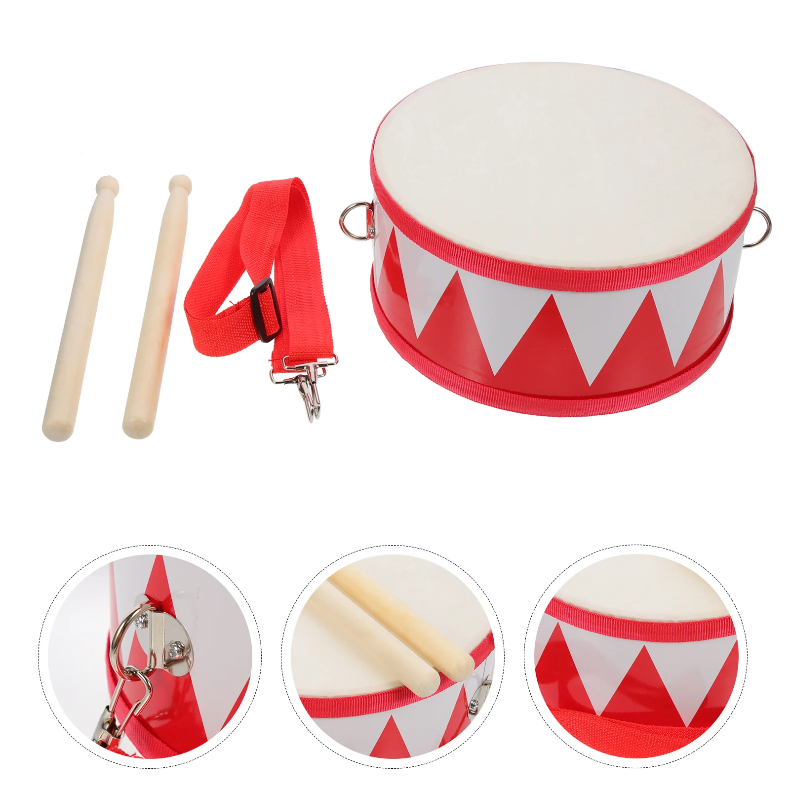 of Percussion Toy Snare Drum Early Learning Education Toy Percussion Snare Drum Children's Toy Two-sided Snare Drum
of Percussion Toy Snare Drum Early Learning Education Toy Percussion Snare Drum Children's Toy Two-sided Snare Drum