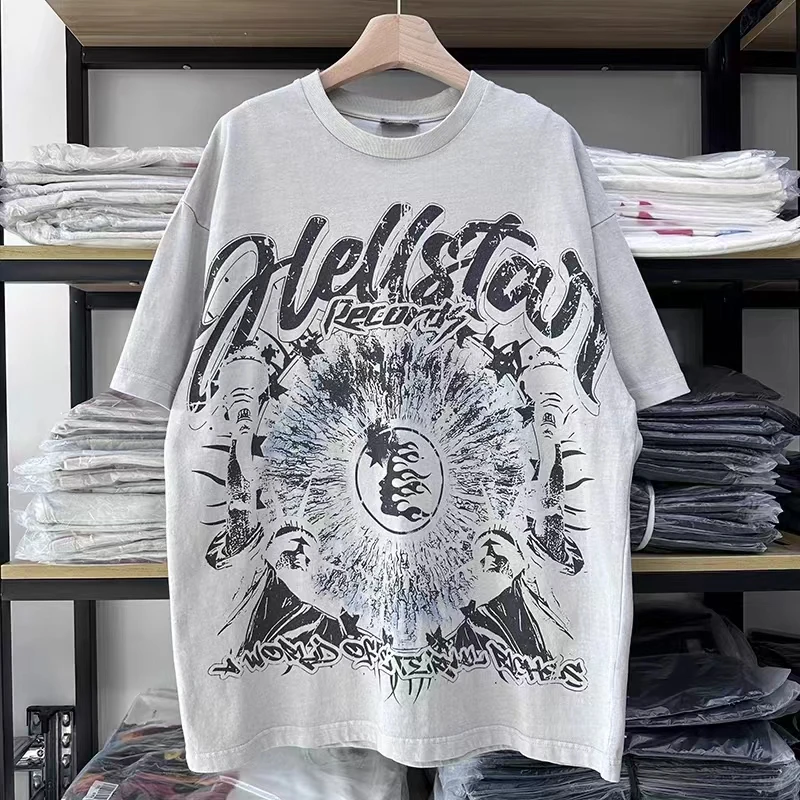 Vintage Hellstar T-shirt 2023 Summer New High Quality Alphabet Print Hellstar Short Sleeve T Shirt Men Women Top Tee Real Photos
Vintage Hellstar T-shirt 2023 Summer New High Quality Alphabet Print Hellstar Short Sleeve T Shirt Men Women Top Tee Real Photos