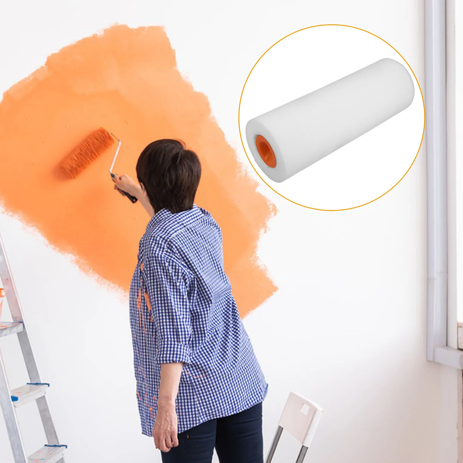 Roller Brush Paint Rollers for Painting Walls Tool Supplies Home Head House Painters White
Roller Brush Paint Rollers for Painting Walls Tool Supplies Home Head House Painters White