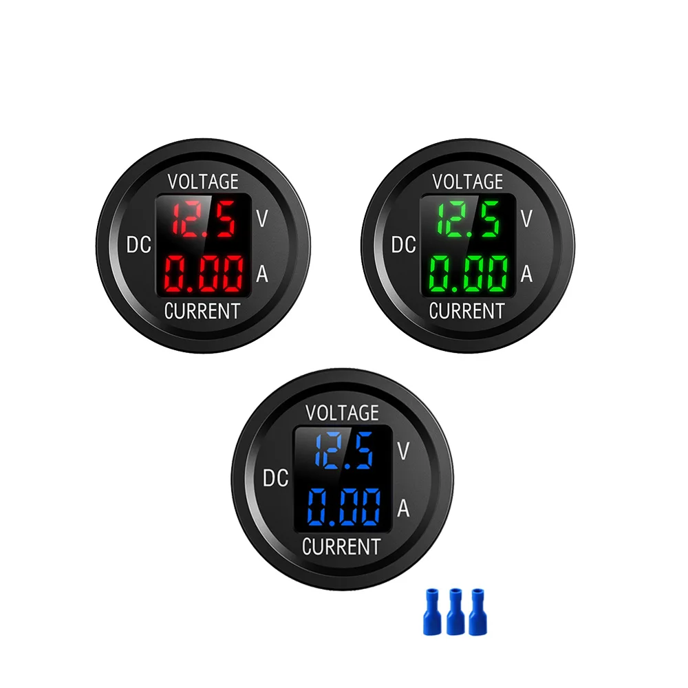 12-24V Car Mini Waterproof Dual Display Voltage Current Meter Round LED Panel Digital Voltmeter Ammeter Tester Monitor DC 5V-48V
12-24V Car Mini Waterproof Dual Display Voltage Current Meter Round LED Panel Digital Voltmeter Ammeter Tester Monitor DC 5V-48V