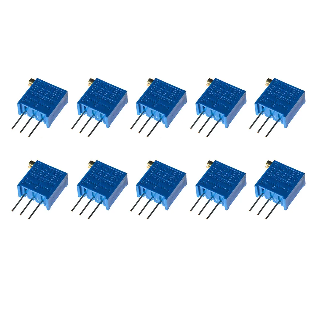 

50PCS 3296X Trimming Potentiometer Variable Resistor 100R 200R 500R 1K 2K 5K 10K 20K 50K 100K 200K 500K 1M 2M