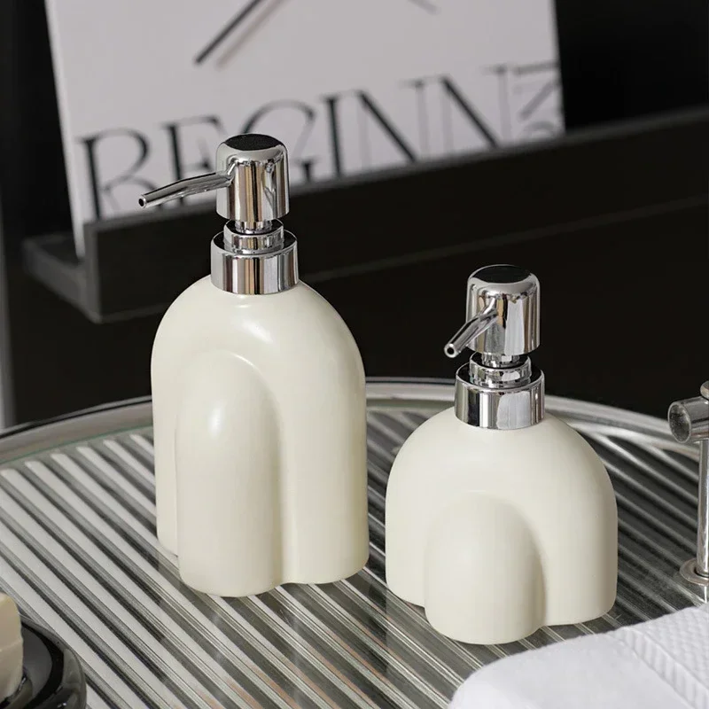 Stripes Bathroom Lotion Accessories Geometric Semicircular Arch Bottles Ceramic Dispenser Bottle Soap Shampoo
Stripes Bathroom Lotion Accessories Geometric Semicircular Arch Bottles Ceramic Dispenser Bottle Soap Shampoo
