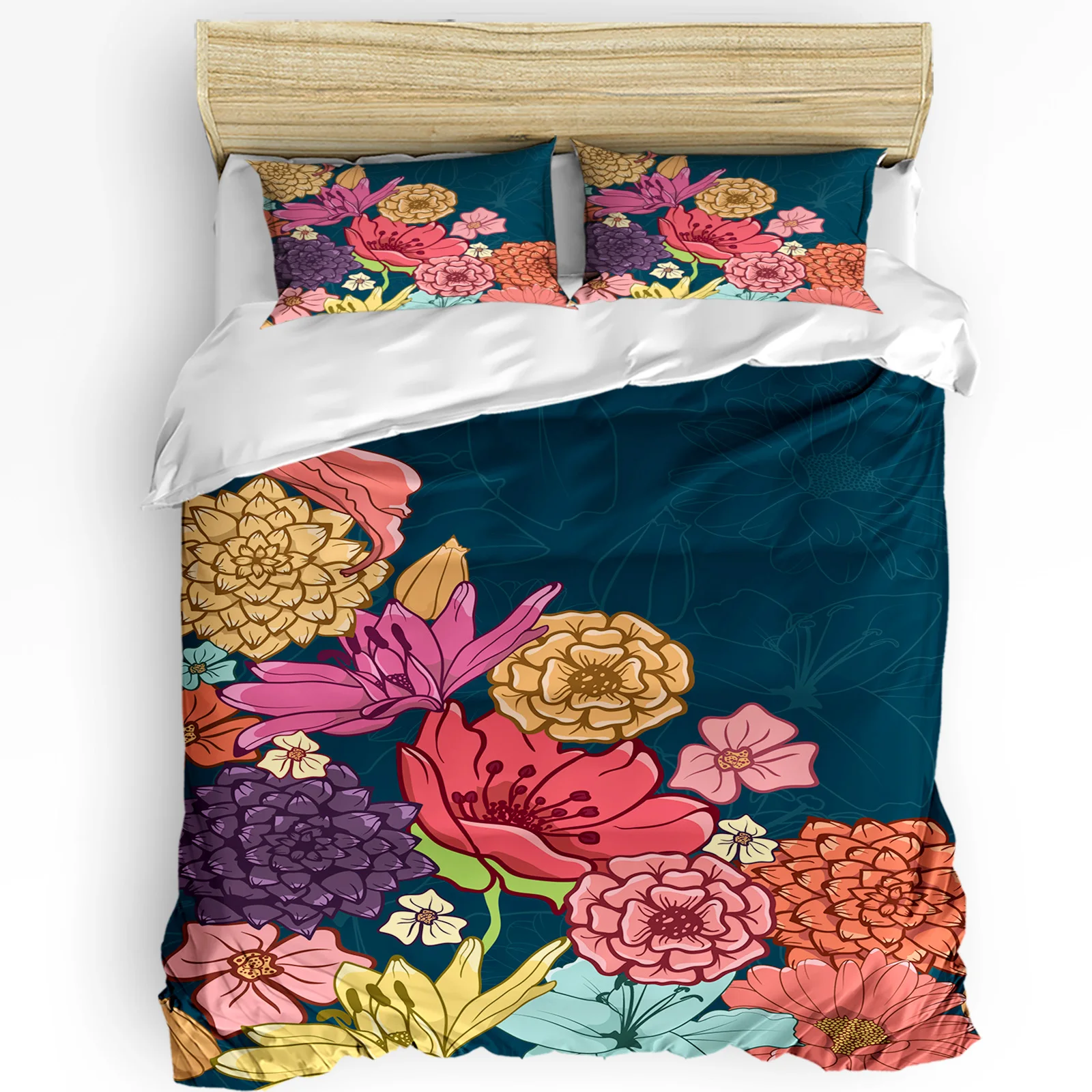 Artistic Flowers Bedding Set 3pcs Boys Girls Duvet Cover Pillowcase Kids Adult Quilt Cover Double Bed Set Home Textile
Artistic Flowers Bedding Set 3pcs Boys Girls Duvet Cover Pillowcase Kids Adult Quilt Cover Double Bed Set Home Textile