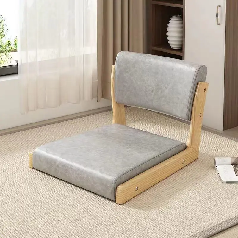 Japanese New Tatami Single Leisure Chair Living Room Sofa Bedroom Balcony Bay Window Floor Legless Solid Wood Chair
Japanese New Tatami Single Leisure Chair Living Room Sofa Bedroom Balcony Bay Window Floor Legless Solid Wood Chair