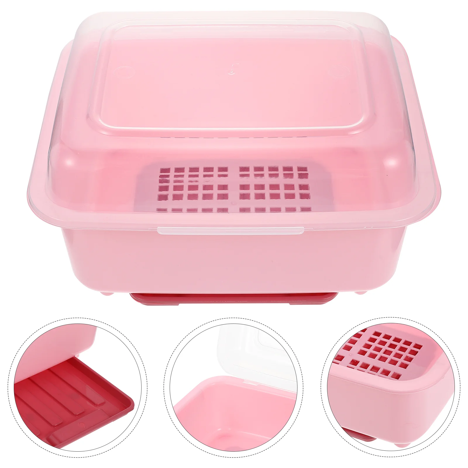 Plastic Dish Drying Rack Nursing Bottle Dryer Holder Kitchen Plate Cup Tray Utensil Cutlery Dish Drainer Cover Lid Drain Board 
Plastic Dish Drying Rack Nursing Bottle Dryer Holder Kitchen Plate Cup Tray Utensil Cutlery Dish Drainer Cover Lid Drain Board