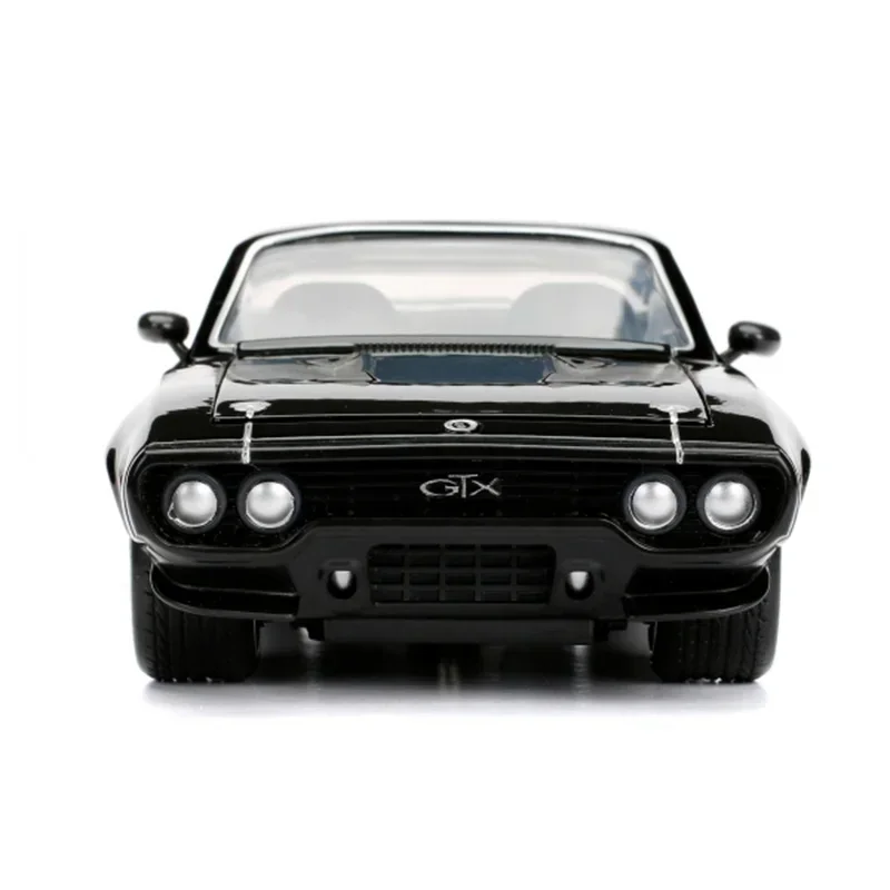 Модель автомобиля Jada 1:24 Dom's 1971 Plymouth GTX из литого металлического сплава, игрушки для детей, коллекция подарков
Модель автомобиля Jada 1:24 Dom's 1971 Plymouth GTX из литого металлического сплава, игрушки для детей, коллекция подарков
