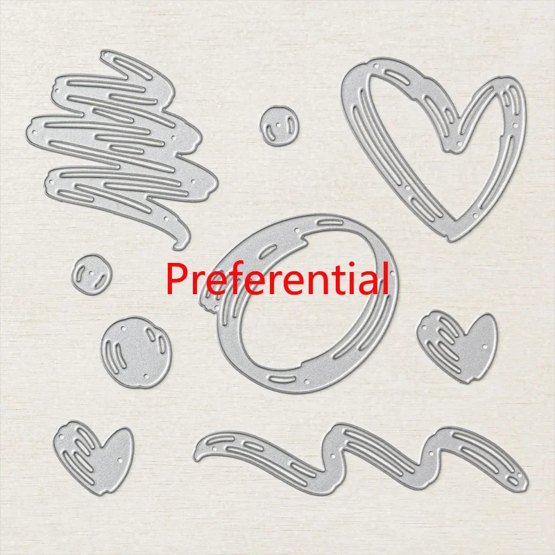 2022 DIY Welfare Catalog Metal Cutting Dies Scrapbooking For Paper Heart Die Mother's Day Embossing Frame Card Craft
2022 DIY Welfare Catalog Metal Cutting Dies Scrapbooking For Paper Heart Die Mother's Day Embossing Frame Card Craft