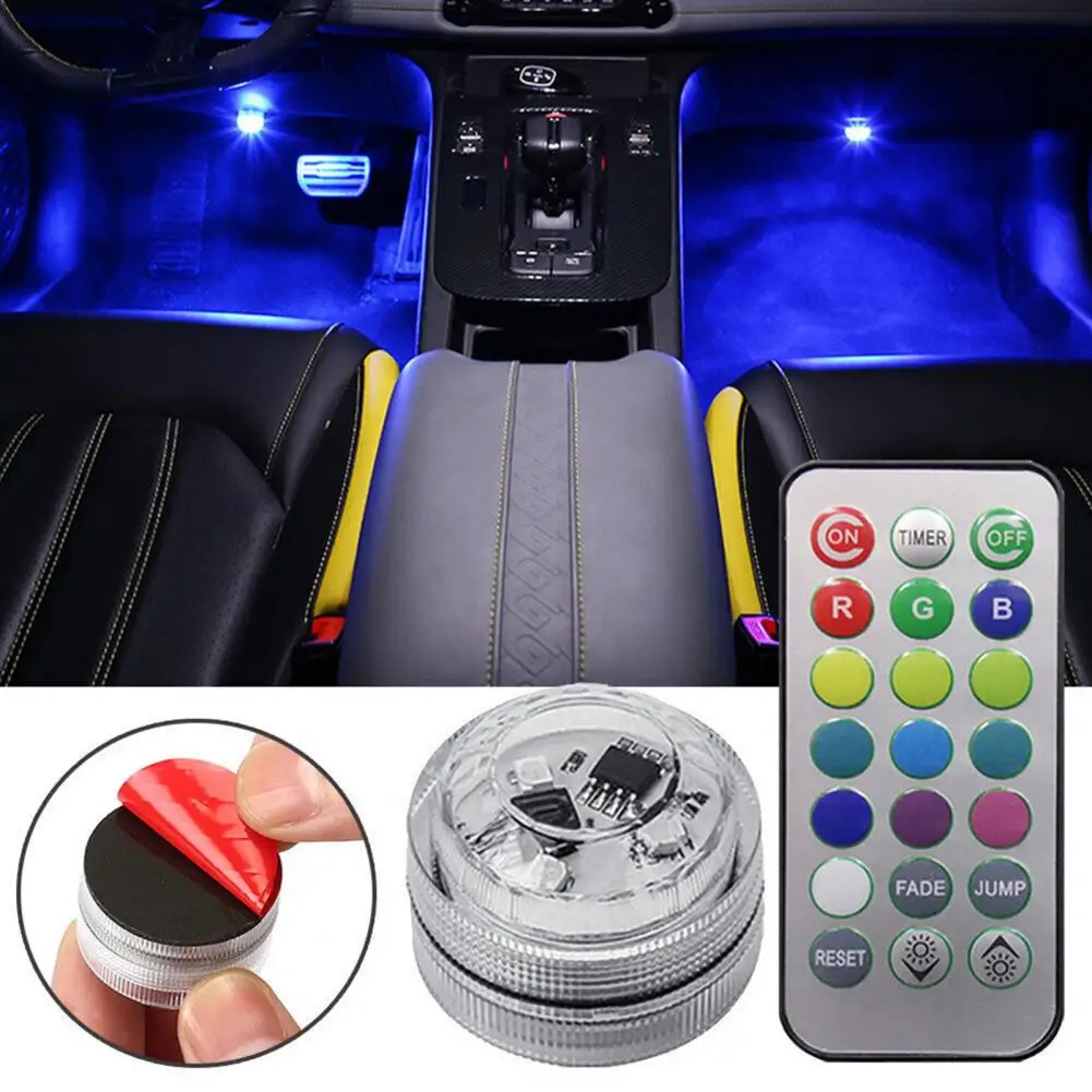 Car Atmosphere Light With Remote Control RGB Adhesive IP68 Waterproof Fish Tank Auto Interior Decoration Lamp Car Accessories
Car Atmosphere Light With Remote Control RGB Adhesive IP68 Waterproof Fish Tank Auto Interior Decoration Lamp Car Accessories