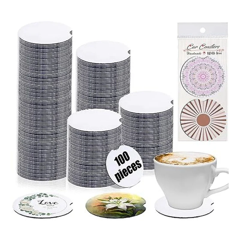 300 PCS Sublimated Blank Car Coasters Set 2.76 Inch Coasters Plastic Bag Car Coaster Display Cards DIY Craft Spare Parts Parts
300 PCS Sublimated Blank Car Coasters Set 2.76 Inch Coasters Plastic Bag Car Coaster Display Cards DIY Craft Spare Parts Parts