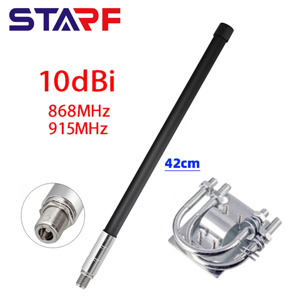 10dBi Antenna Antenna 868Mhz Antenna Signal Booster 10dBi 420mm 860-930MHz Copper N-Female Miner Antenna 915Mhz
10dBi Antenna Antenna 868Mhz Antenna Signal Booster 10dBi 420mm 860-930MHz Copper N-Female Miner Antenna 915Mhz