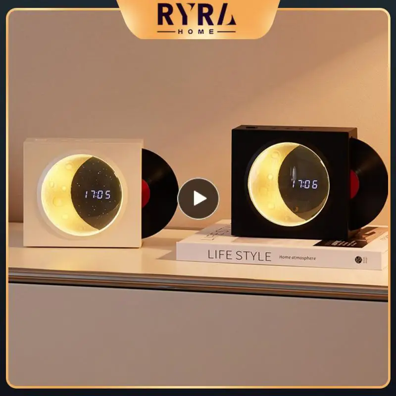 Moon Rotating Vinyl Record Wireless Speaker Alarm Clock Audio Outdoor Bedroom Luxury Speaker Mini Subwoofer
Moon Rotating Vinyl Record Wireless Speaker Alarm Clock Audio Outdoor Bedroom Luxury Speaker Mini Subwoofer