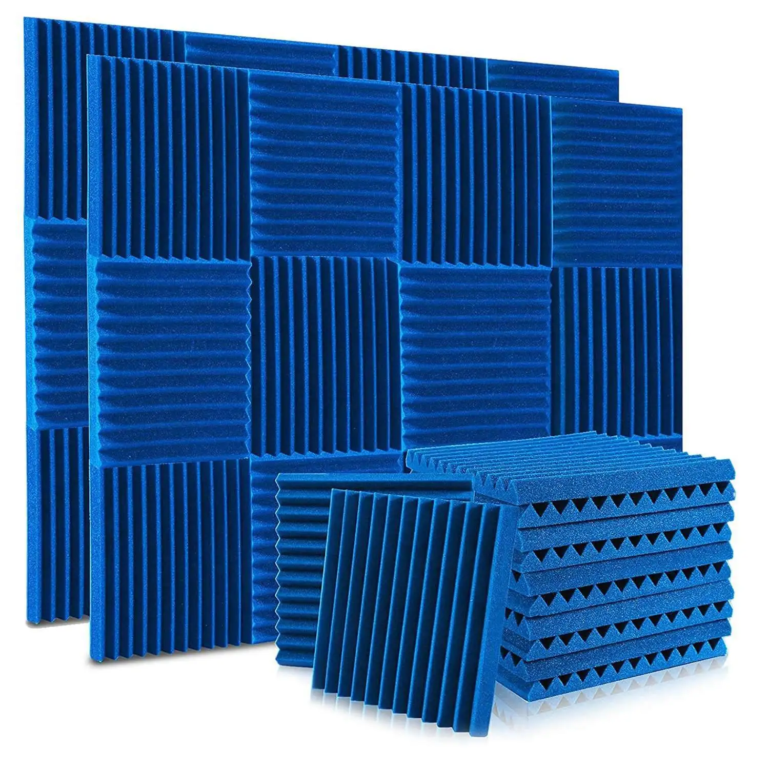 24 Pack Acoustic Foam Panels 1X12X12 Inches,Soundproof Wall Panels with Fire Sound,Sound Panels Wedges for Studios,Home
24 Pack Acoustic Foam Panels 1X12X12 Inches,Soundproof Wall Panels with Fire Sound,Sound Panels Wedges for Studios,Home