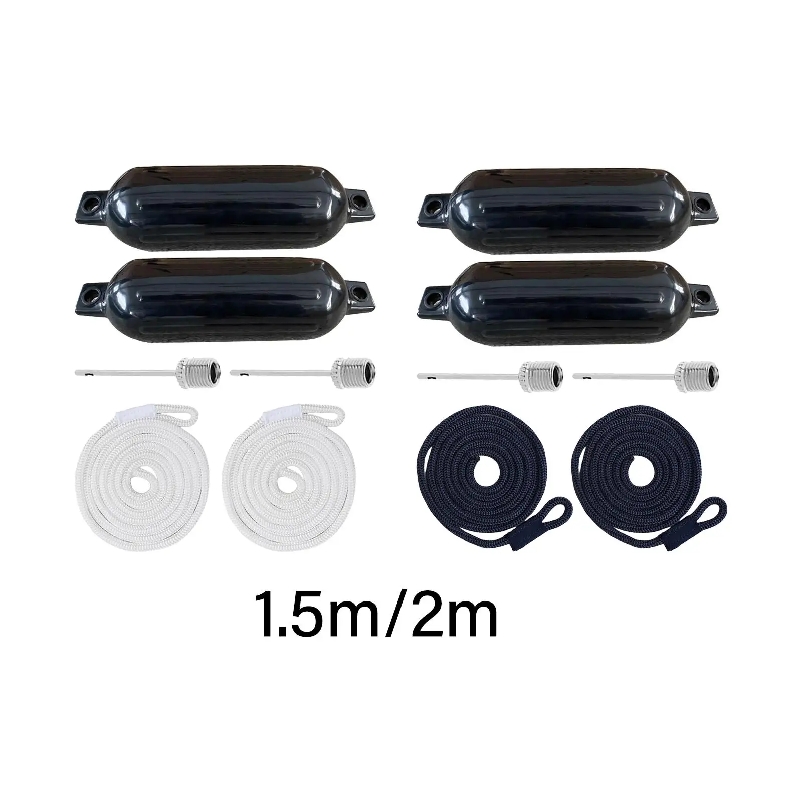 Boat Fender Kit with Rope 4x16inch Anti Collision Protection Boat Fenders Bumpers for Yacht Docking Speedboat Sailboats
Boat Fender Kit with Rope 4x16inch Anti Collision Protection Boat Fenders Bumpers for Yacht Docking Speedboat Sailboats
