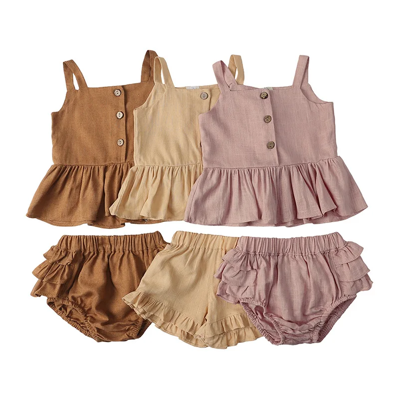 2Pcs/Set Baby Girl Dresses Summer Cotton Thin Toddler Kids Costume Sleeveless Infant Children Clothes For Girls Sets
2Pcs/Set Baby Girl Dresses Summer Cotton Thin Toddler Kids Costume Sleeveless Infant Children Clothes For Girls Sets