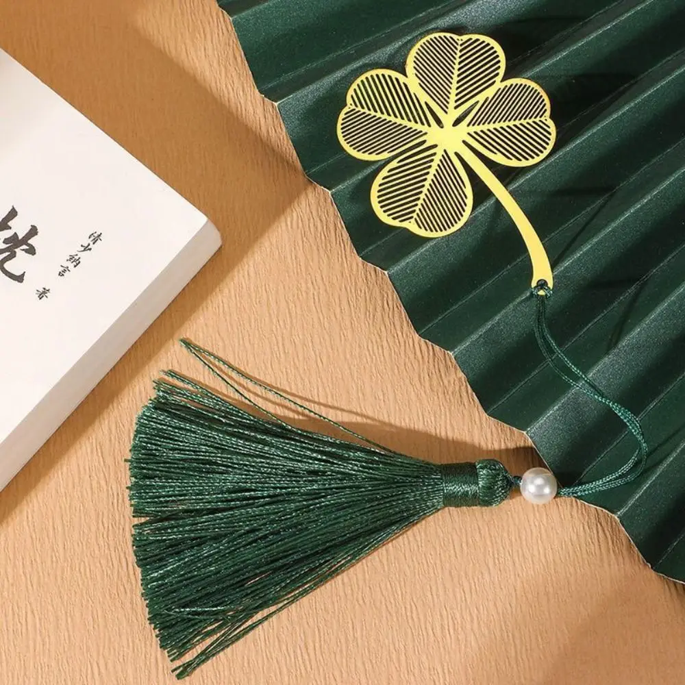 

Book Paginator Leaf Vein Tassels Bookmark Chinese Style Book Page Marker Hollowed Leaf Bookmark Reading Maple Leaf Student