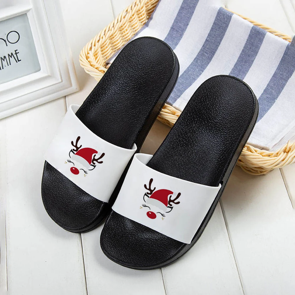 Christmas Elk Print 2022 Women Men Slippers Women Slipper Versio Harajuku Female Beach Shoe Slippers for Woman Christmas Gift
Christmas Elk Print 2022 Women Men Slippers Women Slipper Versio Harajuku Female Beach Shoe Slippers for Woman Christmas Gift