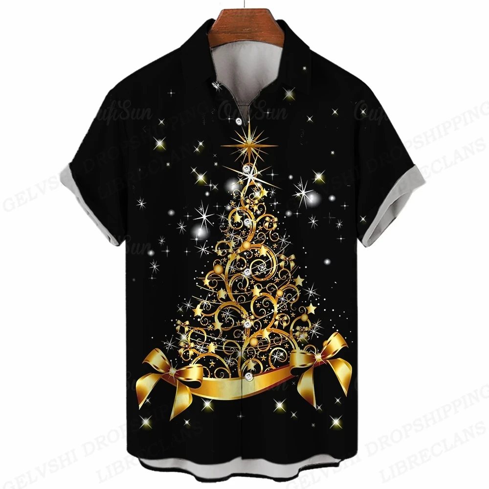 Golden Hawaiian Shirt Halloween Shirts Men's Vocation Blouses Christmas Tree Lapel Shirt Single Breasted Camisas Men's Clothing
Golden Hawaiian Shirt Halloween Shirts Men's Vocation Blouses Christmas Tree Lapel Shirt Single Breasted Camisas Men's Clothing