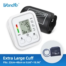 Wondfo Electric Upper Arm Blood Pressure Monitor Digital Heart Beat Rate Pulse Meter Automatic Home Extra Large Cuff Tonometer
Wondfo Electric Upper Arm Blood Pressure Monitor Digital Heart Beat Rate Pulse Meter Automatic Home Extra Large Cuff Tonometer