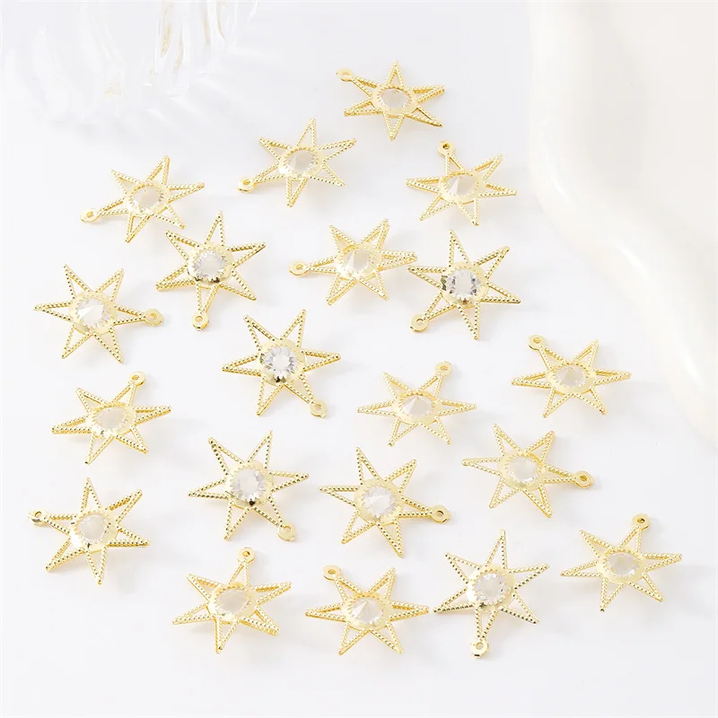 10pcs 3d Star Pendant Charms Golden Color Pendant Charms Handmade Necklace Earrings Connectors Diy Jewelry Making Accessories
10pcs 3d Star Pendant Charms Golden Color Pendant Charms Handmade Necklace Earrings Connectors Diy Jewelry Making Accessories