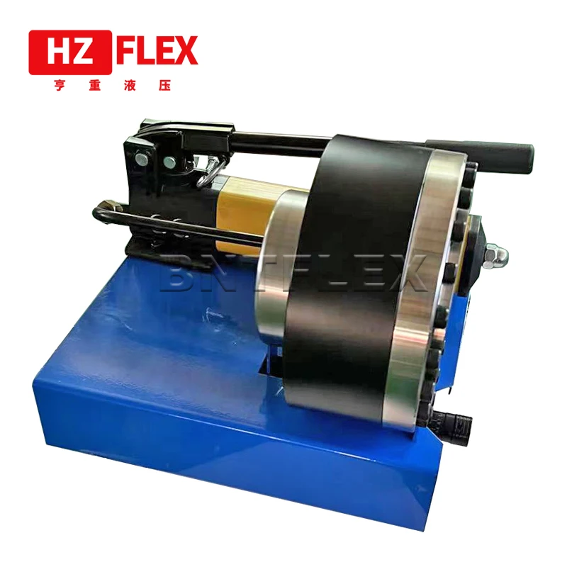 Door to door service manual hydraulic brake hose fitting crimped P16HP 1 inch hose pipe crimping machine with 7 sets of dies 
Door to door service manual hydraulic brake hose fitting crimped P16HP 1 inch hose pipe crimping machine with 7 sets of dies
