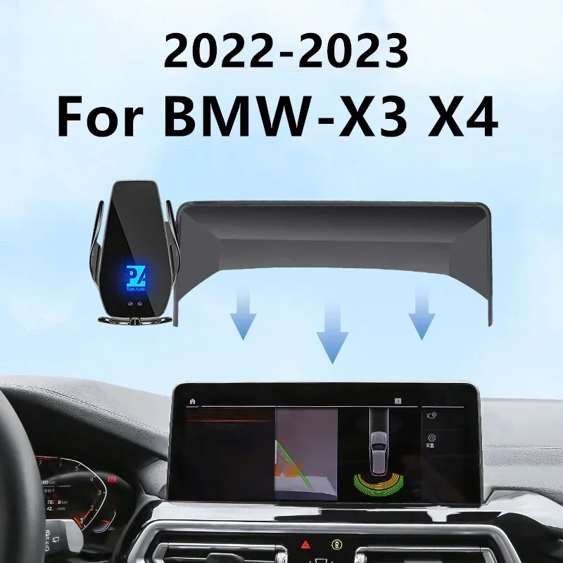 For 2022-2023 BMW X3 X4 Car Screen Phone Holder Wireless Charger Navigation Modification Interior 12.3 Inch Size
For 2022-2023 BMW X3 X4 Car Screen Phone Holder Wireless Charger Navigation Modification Interior 12.3 Inch Size