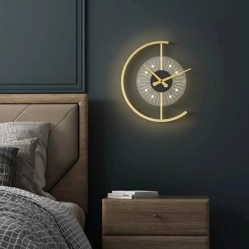 Modern Simple Led Wall Lamp Sconces with Clock 85-260V Bedroom Living Room Corridor Indoor Decoration Light Fixtures
Modern Simple Led Wall Lamp Sconces with Clock 85-260V Bedroom Living Room Corridor Indoor Decoration Light Fixtures