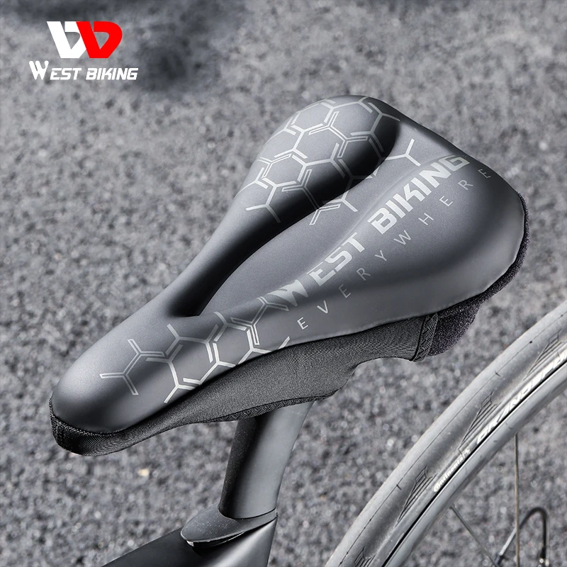 WEST BIKING Bicycle Saddle Cover High Elastic Silicone MTB Road Bike Seat Cover Wear-resistant Bike Cushion Cover With Taillight
WEST BIKING Bicycle Saddle Cover High Elastic Silicone MTB Road Bike Seat Cover Wear-resistant Bike Cushion Cover With Taillight