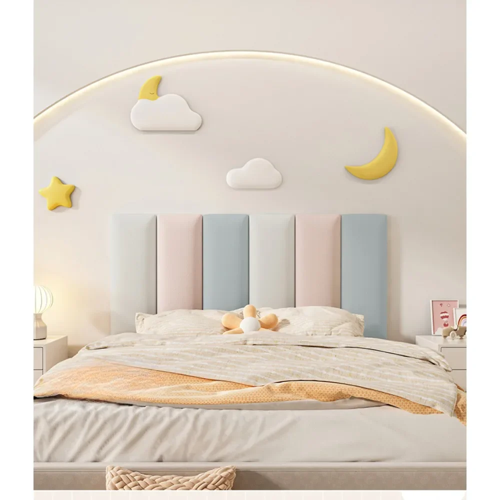 

Customized Bedside Cushion Soft Bag Backrest Cushion King Bed Headboard Bedroom Furniture Cabeceras Adesivas Para Cama