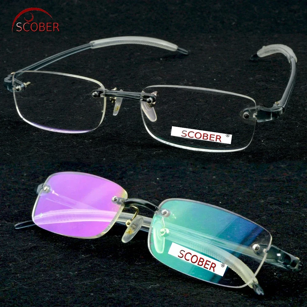 

! Three Pairs ! Rimless Frameless ultra Light elastic Antislip Men Women coated Reading Glasses +1 +1.5 +2 +2.5 +3 +3.5 +4