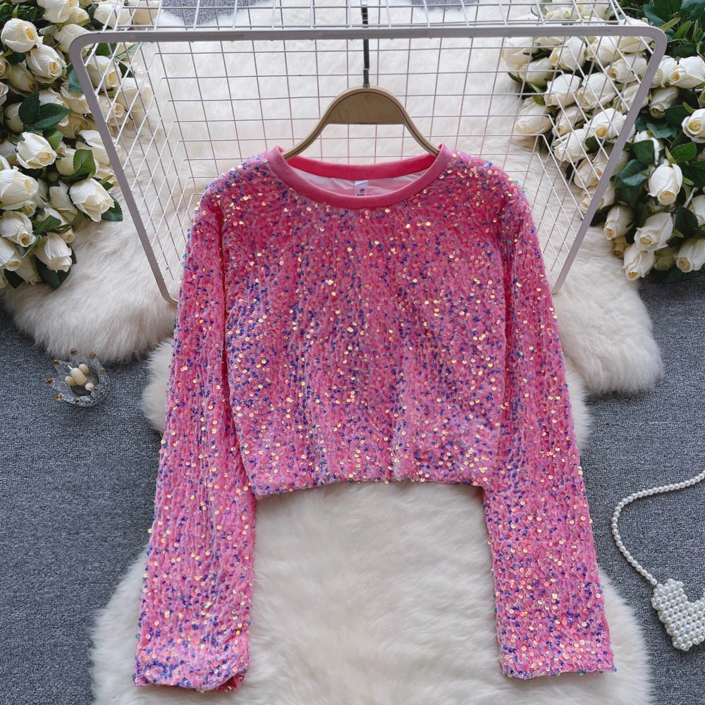 Retro Style Heavy Industry Graphic T Shirts Sequined Sparkling Short Long Sleeve Top for Women Taylors Swift Sexxy Body String
Retro Style Heavy Industry Graphic T Shirts Sequined Sparkling Short Long Sleeve Top for Women Taylors Swift Sexxy Body String