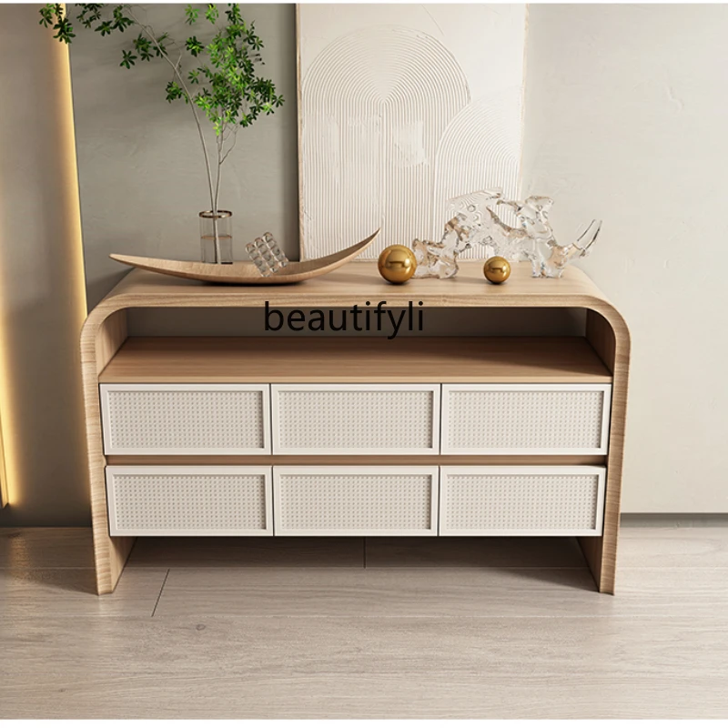 LBX Walnut Entrance Cabinet Simple Silent Style Solid Wood Wall Sideboard Cabinet Curio Cabinet
LBX Walnut Entrance Cabinet Simple Silent Style Solid Wood Wall Sideboard Cabinet Curio Cabinet