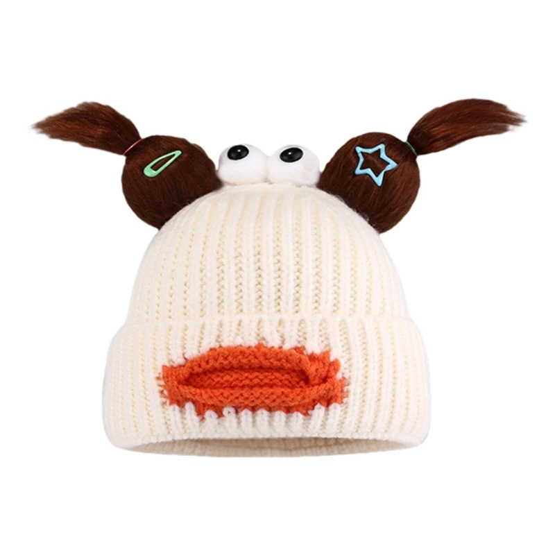 Knitted Adorkable Hat New Year Winter Party Decorations Festive Stage Shows Funny Pigtail Headdress drop shipping
Knitted Adorkable Hat New Year Winter Party Decorations Festive Stage Shows Funny Pigtail Headdress drop shipping