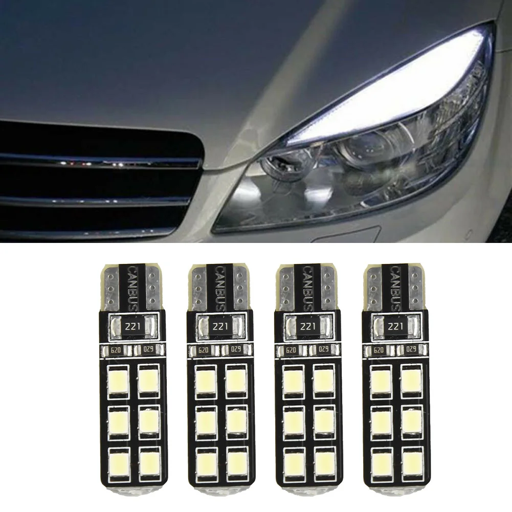 

Hot Sale Car Necessities 4pcs Error Free Eyebrow Eyelid Light Bulb For LED Mercedes-Benz W204 C300 C350 T10-12SMD-2835 LED