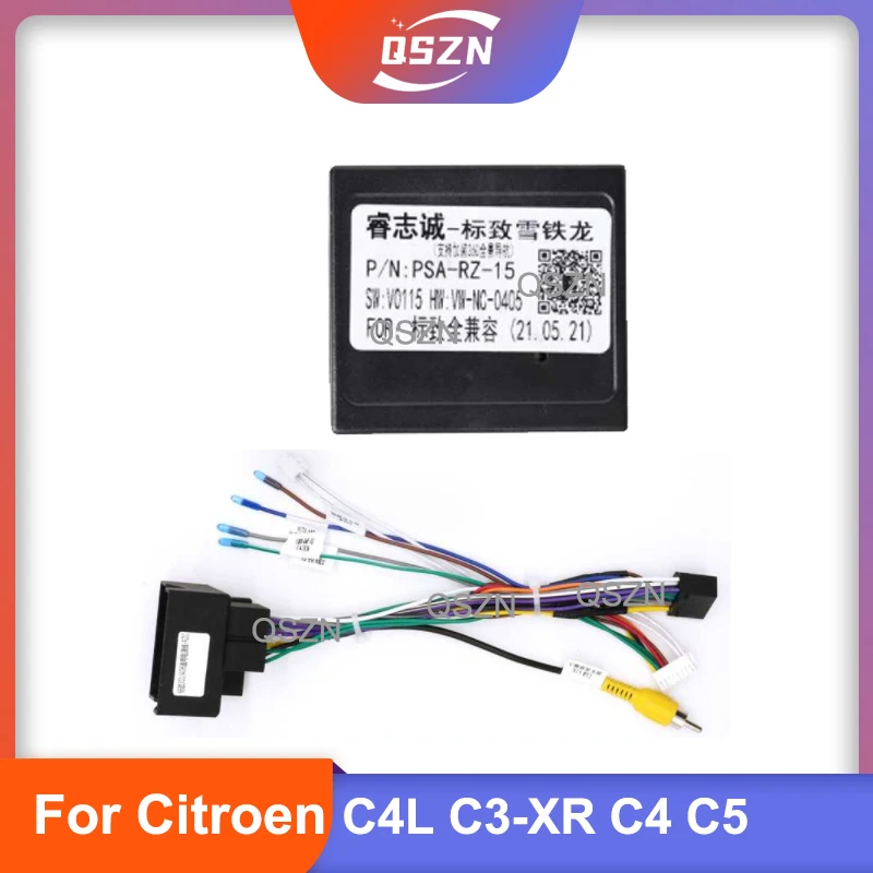 Car Audio Radio CD Player 16PIN Android Power Calbe Adapter With Canbus Box For Citroen C-QUATRE 2008-2011 C4L C3-XR C5 C4
Car Audio Radio CD Player 16PIN Android Power Calbe Adapter With Canbus Box For Citroen C-QUATRE 2008-2011 C4L C3-XR C5 C4