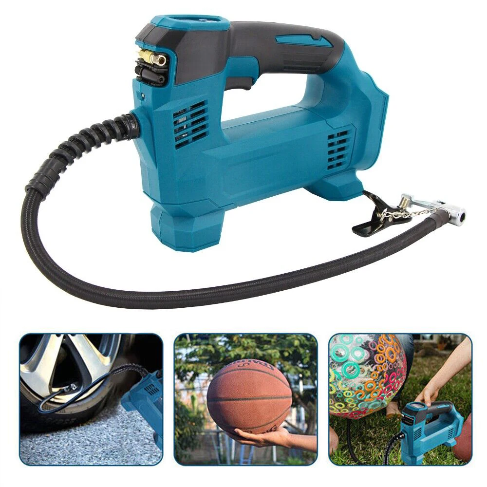 Electric Cordless Air Pump Powered Compressor Inflatable Pump Digital Display Rechargable Air Pump for 18V Makita Battery
Electric Cordless Air Pump Powered Compressor Inflatable Pump Digital Display Rechargable Air Pump for 18V Makita Battery