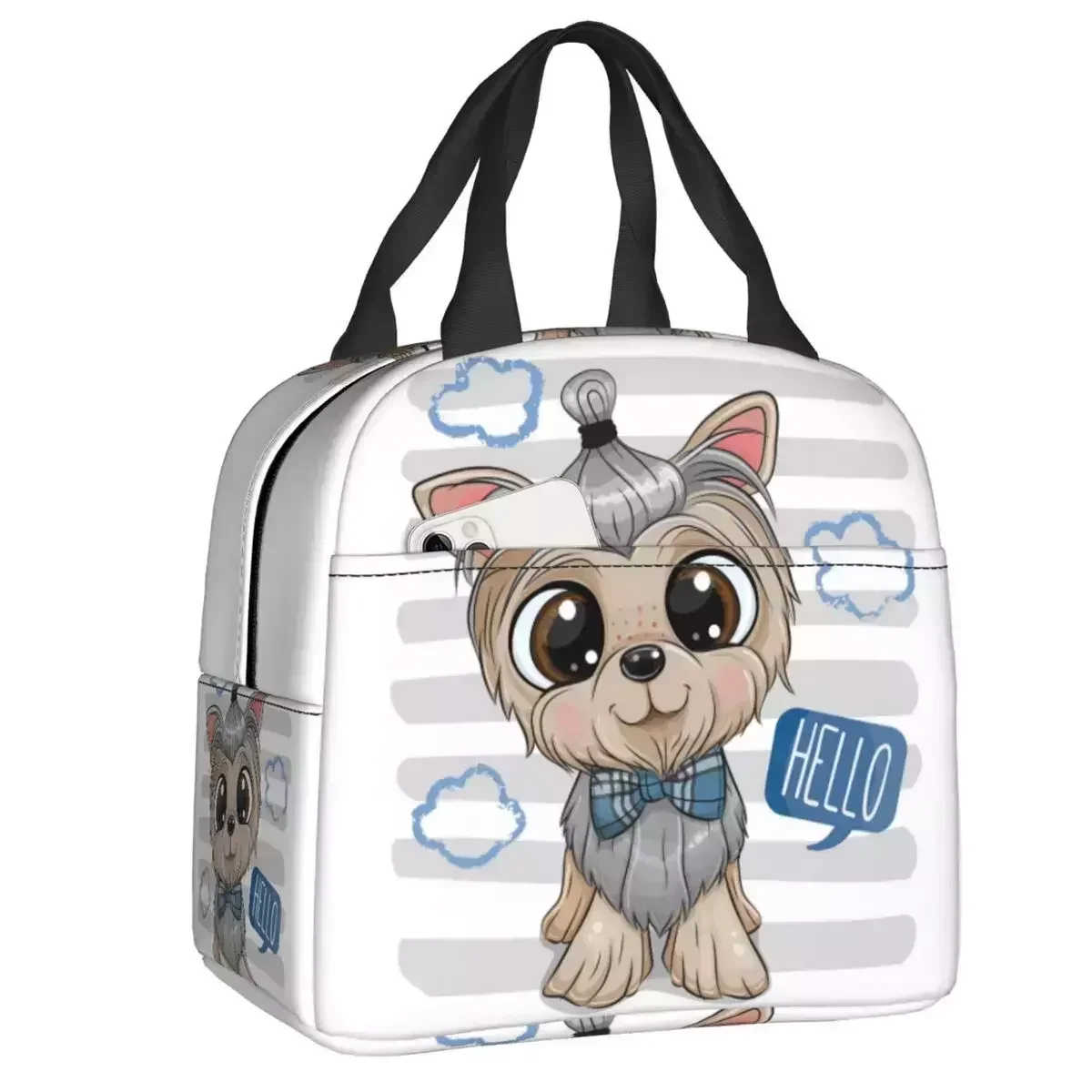 2024 New Yorkshire Terrier With A Bowtie Insulated Lunch Bag For Portable Dog Cooler Thermal Lunch Tote Beach Camping Travel
2024 New Yorkshire Terrier With A Bowtie Insulated Lunch Bag For Portable Dog Cooler Thermal Lunch Tote Beach Camping Travel