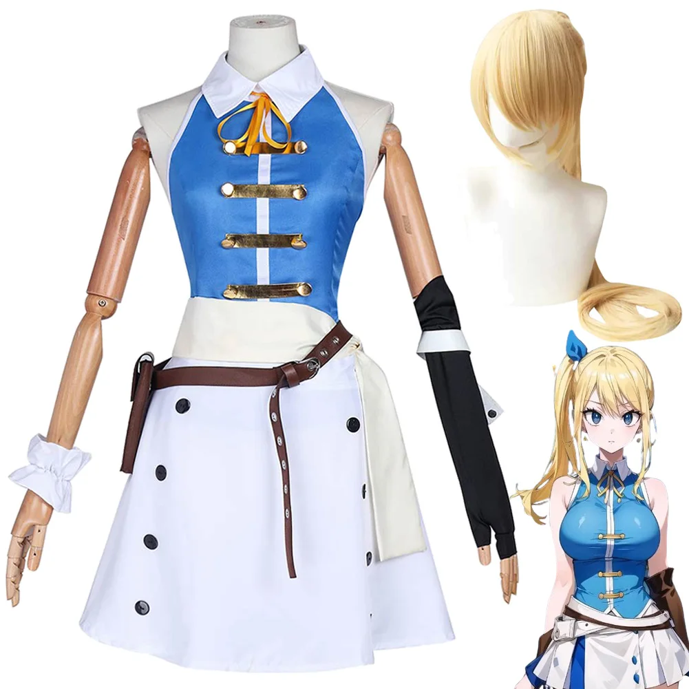 Lucy Cosplay Heartfilia Costume Anime Fairy Roleplay Disguise Outfits Wigs Dress Belt Gloves Full Clothing Halloween Suits
Lucy Cosplay Heartfilia Costume Anime Fairy Roleplay Disguise Outfits Wigs Dress Belt Gloves Full Clothing Halloween Suits