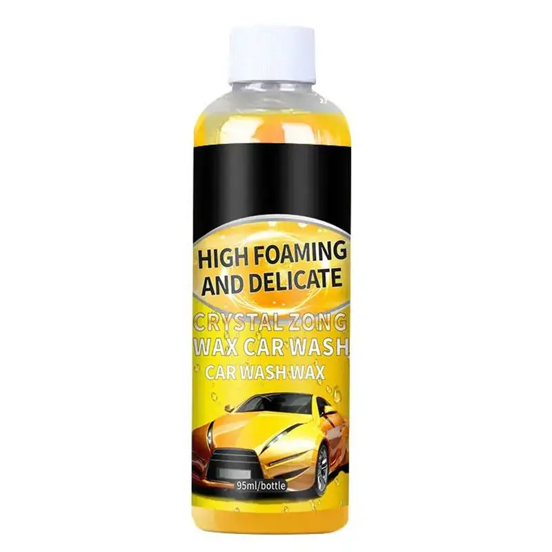 

Car Shampoo Exterior 3.2oz High Concentration Foaming Car Cleaner Liquid Safe Neutral Formula Car Shampoo For Stubborn Stains