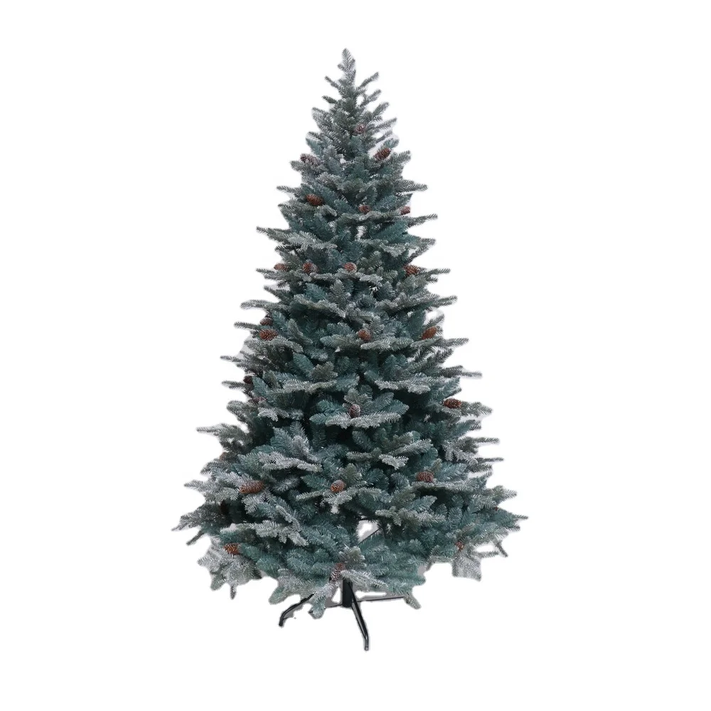 Green PVC PE Artificial Pine Tree Mixed Luxury Hinged New European Style High Quality 7FT 
Green PVC PE Artificial Pine Tree Mixed Luxury Hinged New European Style High Quality 7FT