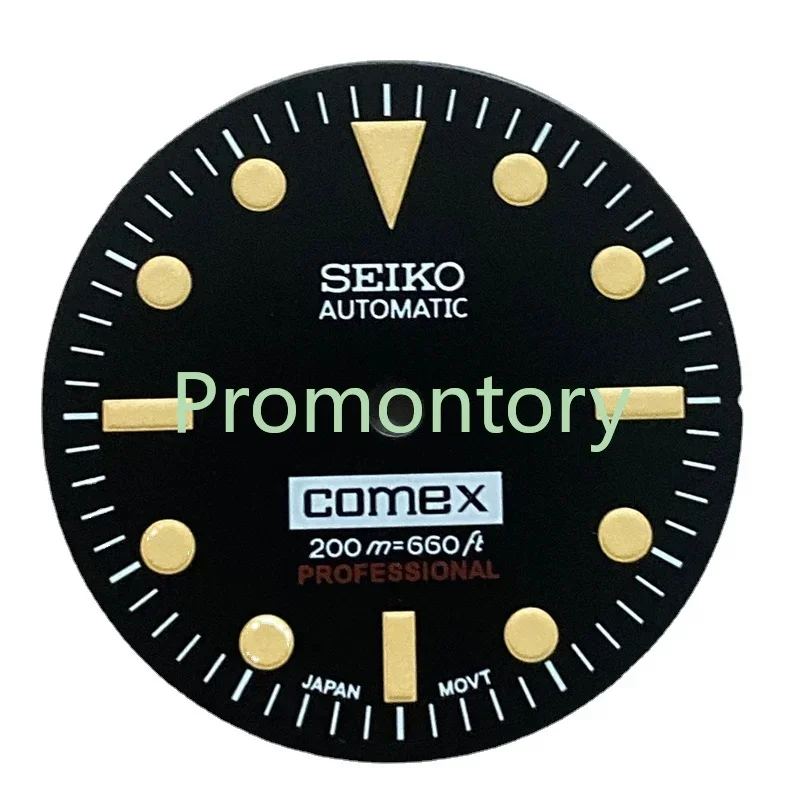 

Watch accessories Seiko modified 28.5mm green glow-in-the-dark suitable for skx007 with NH35/NH36 movement