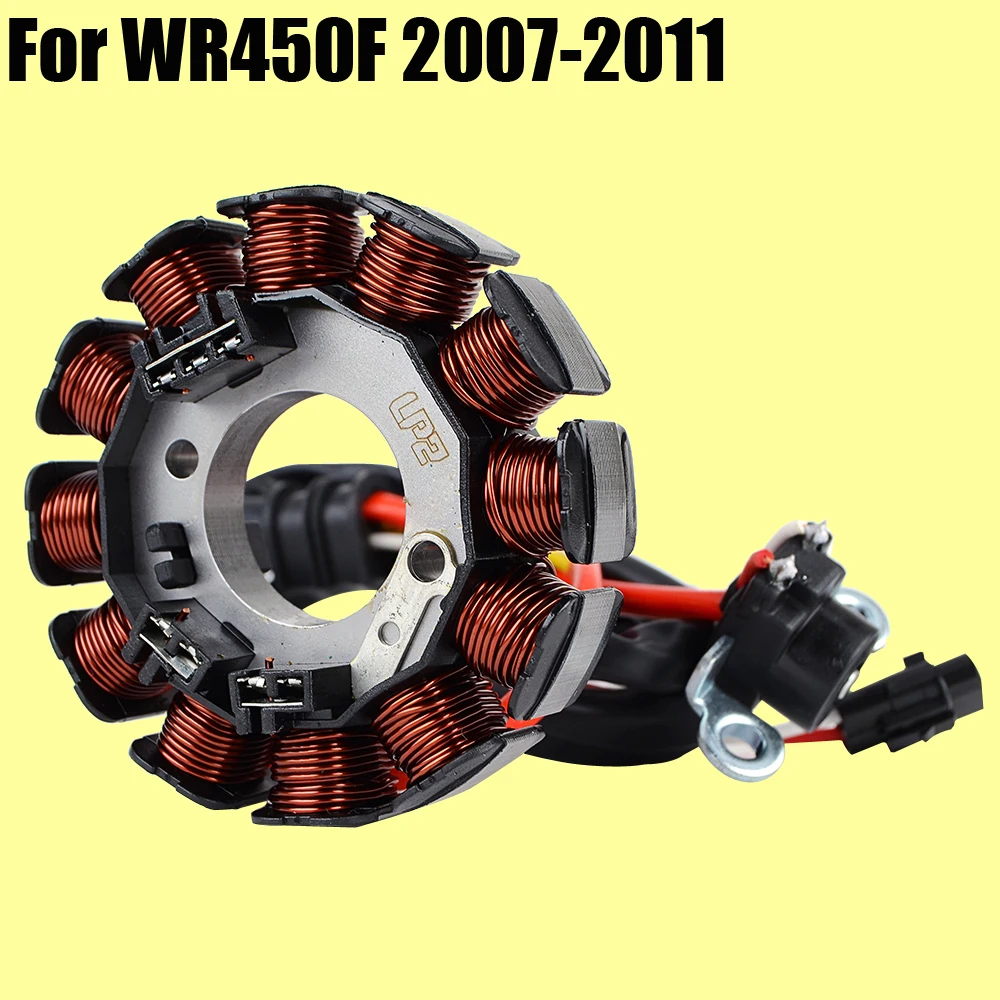 Stator Coil for Yamaha WR450F 2007 2008 2009 2010 2011 5TJ-81410-40 5TJ-81410-50 5TJ-81410-51 Generator Coil WRF WR 450F 450 F
Stator Coil for Yamaha WR450F 2007 2008 2009 2010 2011 5TJ-81410-40 5TJ-81410-50 5TJ-81410-51 Generator Coil WRF WR 450F 450 F