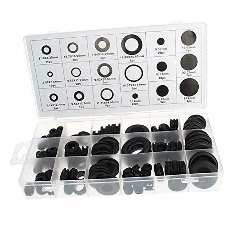 125 Pcs/Set Rubber O Ring Washer Seals Watertightness Assortment O rings Gasket Washer 18 Different Size Gaskets With Orings Kit
125 Pcs/Set Rubber O Ring Washer Seals Watertightness Assortment O rings Gasket Washer 18 Different Size Gaskets With Orings Kit
